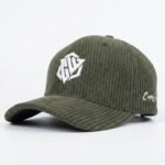 CAPS WEAR Olive green Cord Edition baseball cap